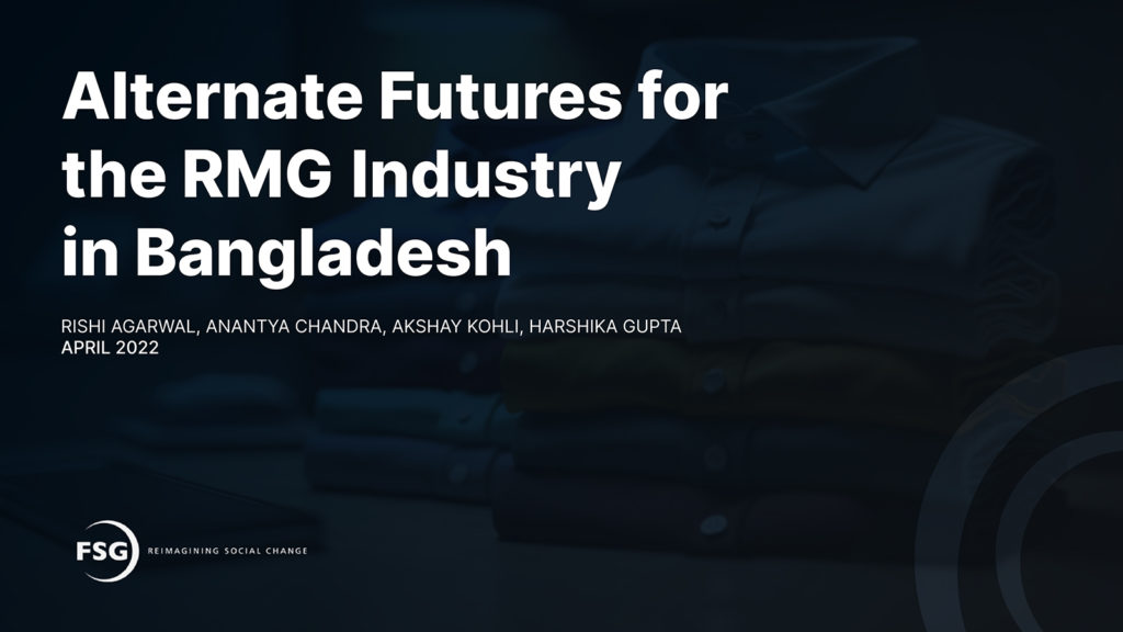 Alternate Futures for the RMG Industry in Bangladesh