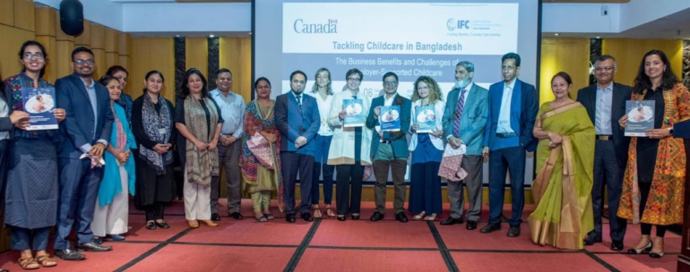 IFC launched the ‘Tackling Childcare in Bangladesh: The Business Benefits and Challenges of Employer-Supported Childcare’