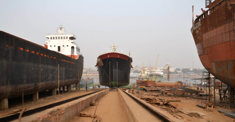 Shipbuilding Industry in a Slump