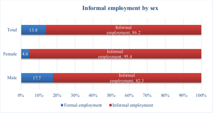 informal sector employment by gender