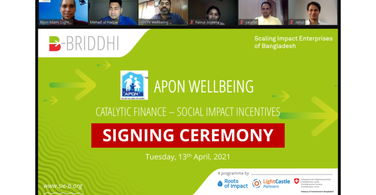 Biniyog Briddhi Partners with Apon Wellbeing Ltd.