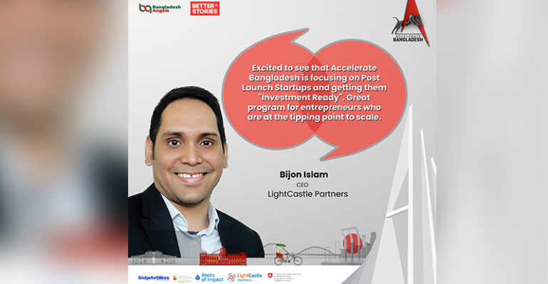 Bijon Islam Conducts Virtual Workshop for The First Cohort of Accelerate Bangladesh