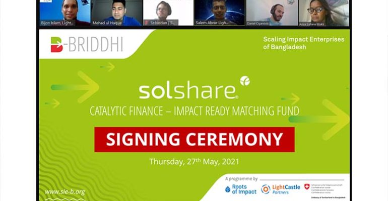 Biniyog Briddhi Partners with SOLshare Ltd.