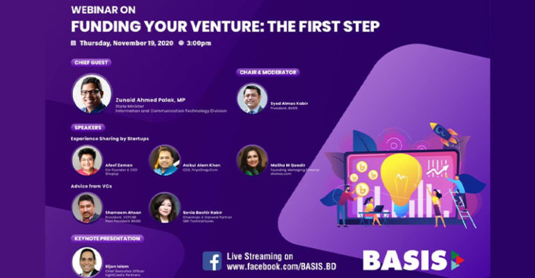 Bijon Islam Highlights The Importance of Venture Funding at a Webinar hosted by BASIS