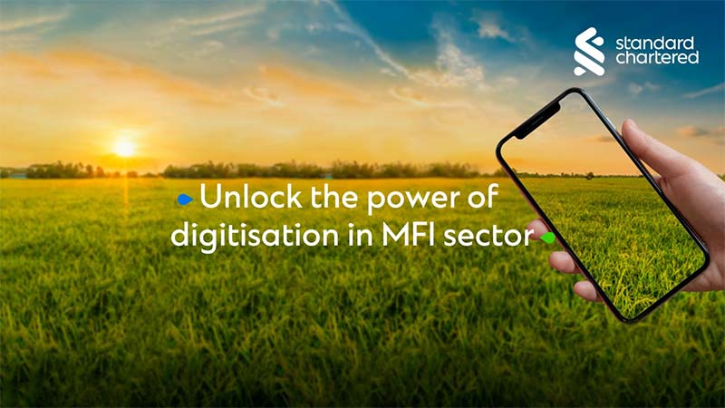 Zahedul Amin Emphasizes on the Power of Digitization in MFI Sector at Standard Chartered Bank webinar