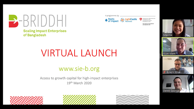 LightCastle co-hosts the Virtual Launch of Biniyog Briddhi Program