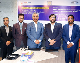 LightCastle signs Agreement with BGMEA to conduct study on establishing virtual marketplace for the RMG sector