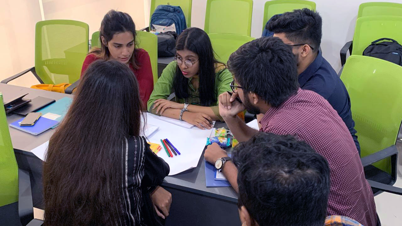 Group work at Grameenphone Accelerator Design Thinking Bootcamp