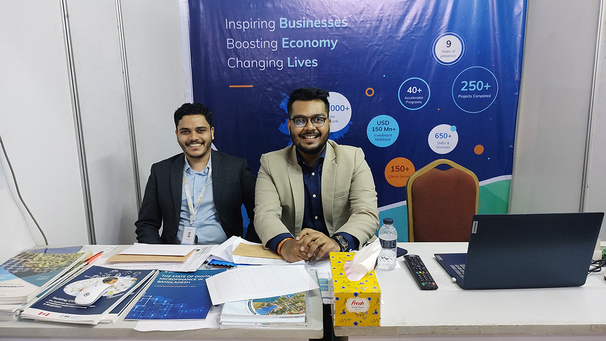 Business Consultants at LightCastle Stall at the BYLC Development Sector Career Expo 2022