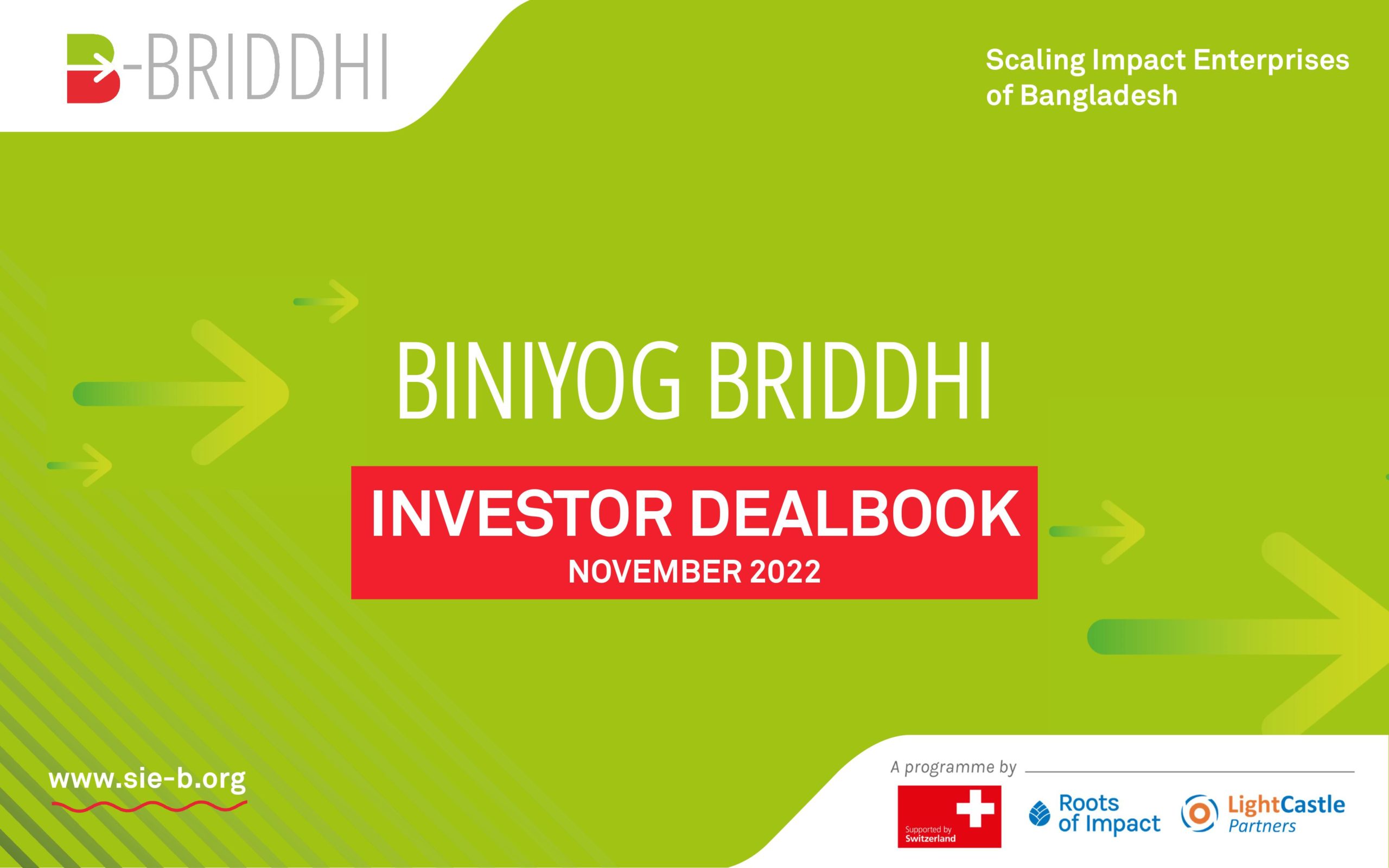 Biniyo Briddhi Investor Dealbook 2022