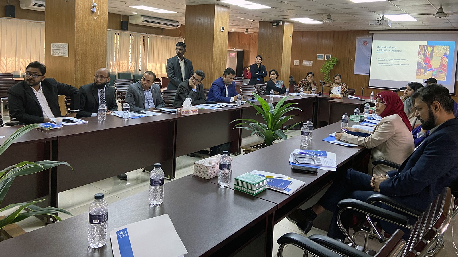 Representatives from various financial service providers such as bKash, Nagad, One Bank, Dutch-Bangla Bank, and Banglalink discussed how they could cascade the guidelines among their agents and work with other system actors.