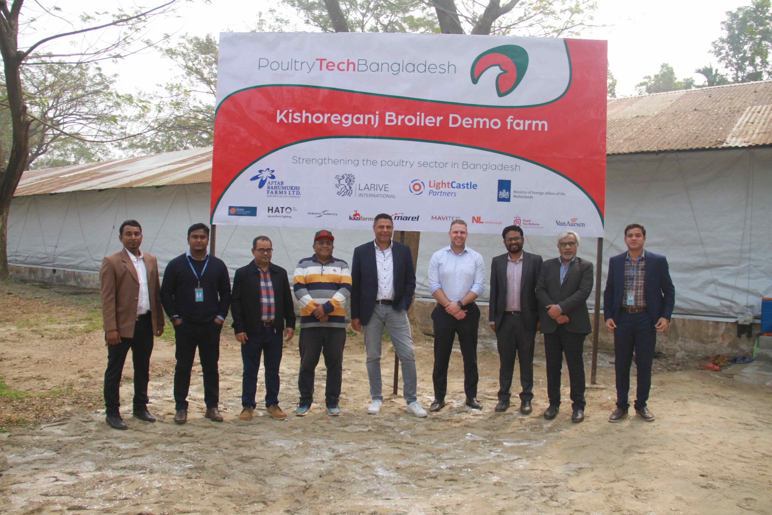 Members of the Dutch Delegation, led by Mr. André van Ommeren of the Netherlands Enterprise Agency, along with Representatives from LightCastle Partners and Aftab Bahumukhi Farms