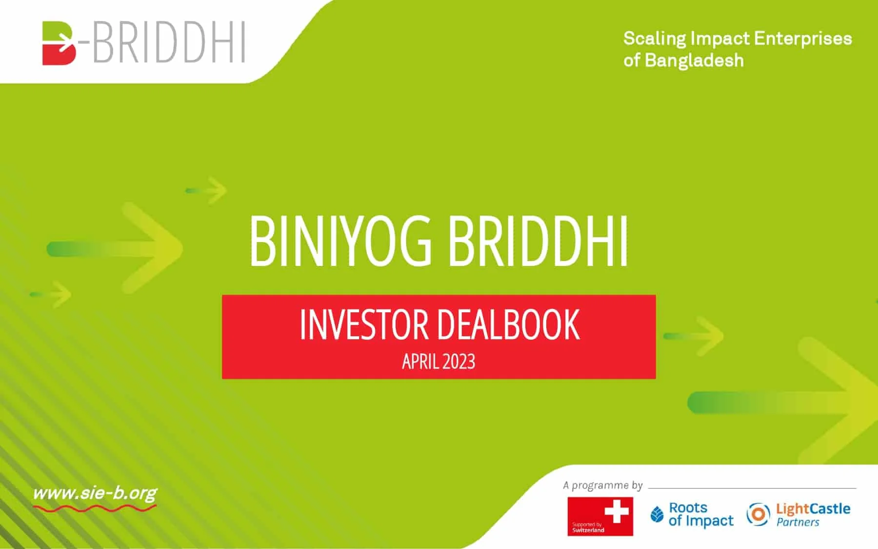 Biniyog Briddhi (B-Briddhi) Investor Dealbook 2023