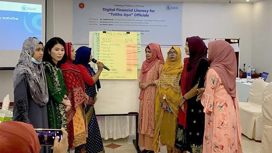 LightCastle  Facilitates TOT Sessions on Digital Financial Literacy for a Programme Co-implemented by WFP and DWA