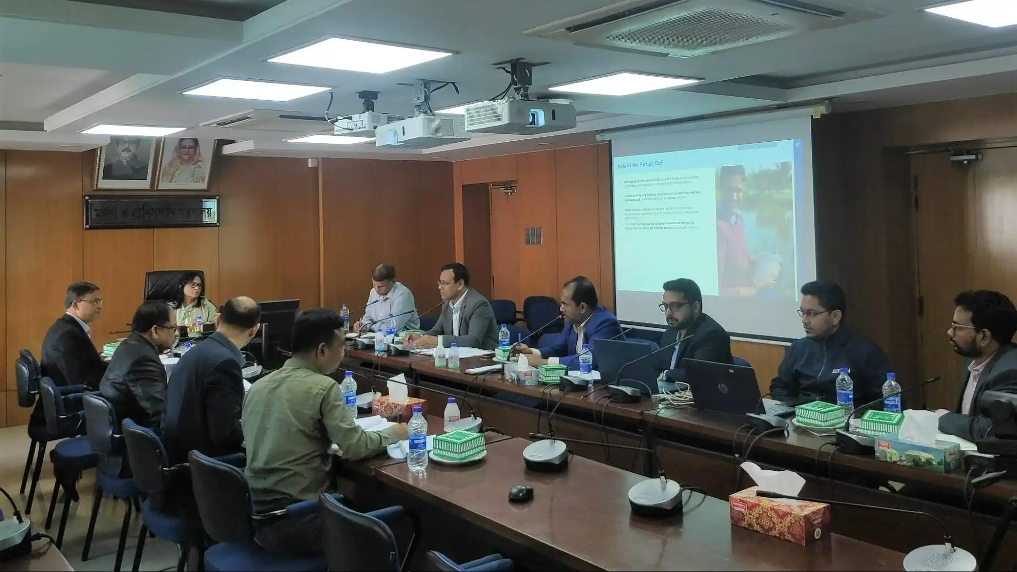Promoting Sustainable Aquaculture Development in Bangladesh: Larive-LightCastle Discusses Scope of Collaboration with the Officials of the Ministry of Fisheries and Livestock for FoodTechBangladesh