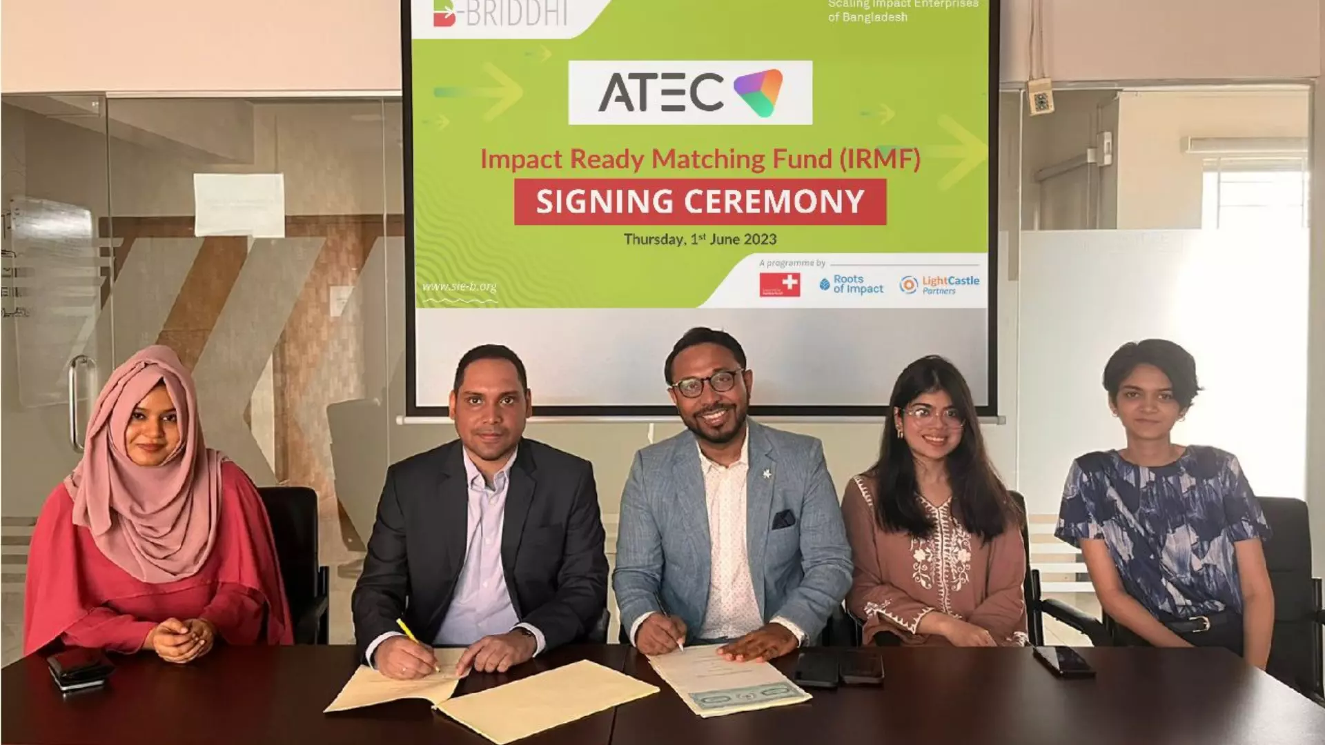 Biniyog Briddhi Partners with ATEC