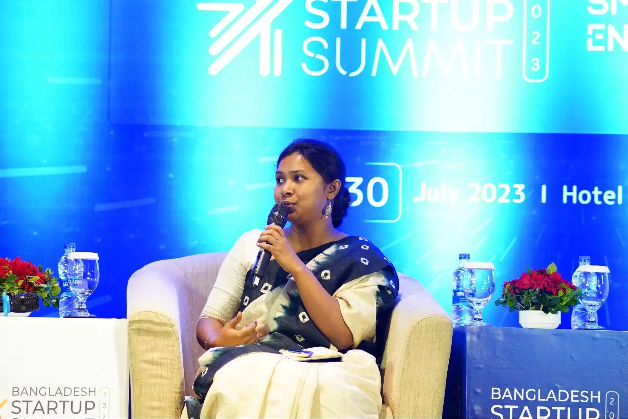 Farhana Rashid, Founder of Bhumijo, shared her background and unique experience.
