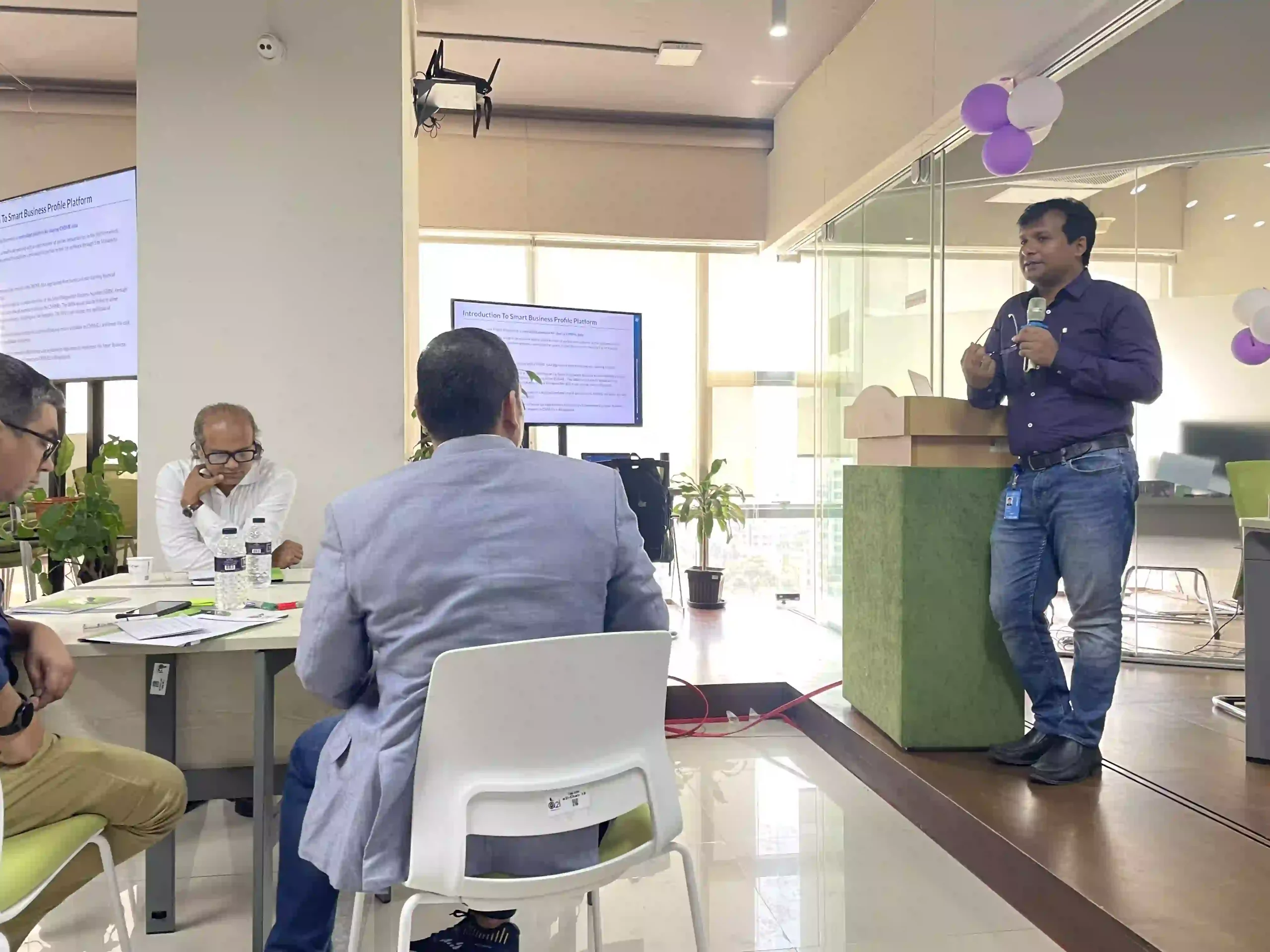 Tahural Hasan, Digital Financial Service Specialist at Aspire to Innovate (a2i), presented a comprehensive overview of the sandbox design and provided updates from current news. 