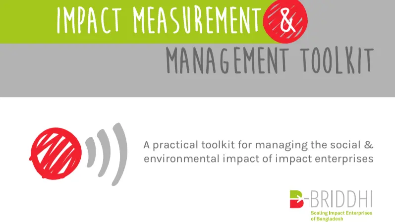 Impact Measurement & Management Toolkit
