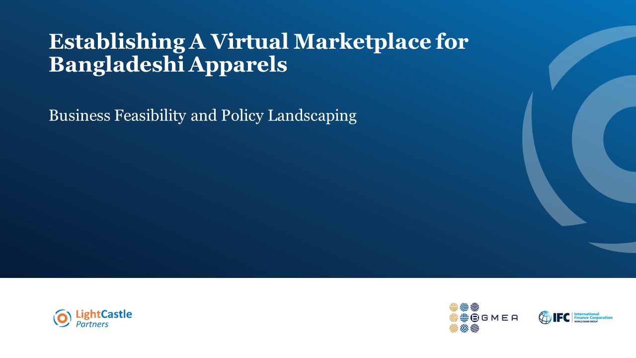 BGMEA Report Virtual Marketplace Platform