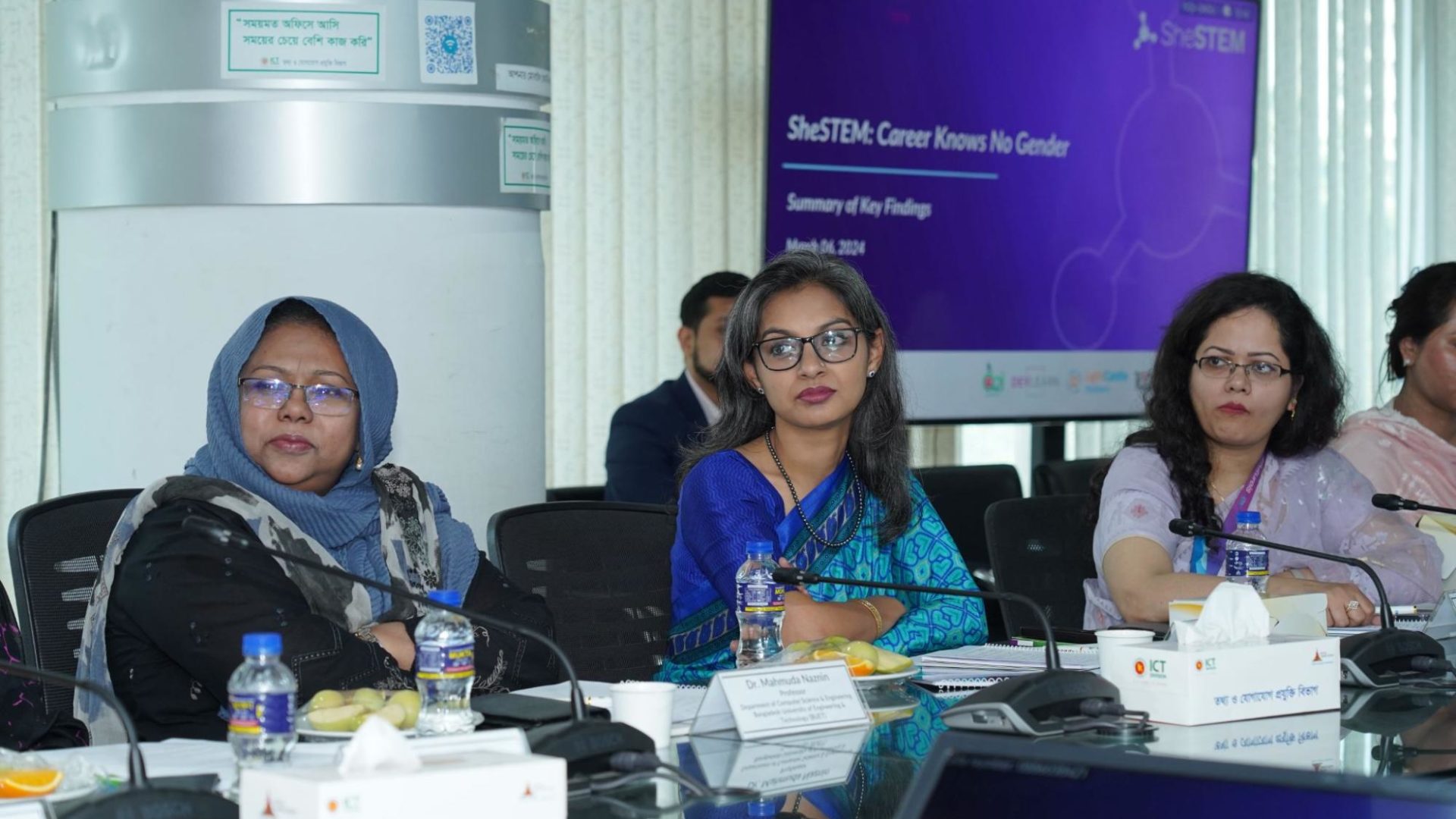 From left to right: Dr. Mahmuda Naznin, Professor, Department of Computer Science & Engineering, BUET, Sadia Haque, Chief Executive Officer, ShareTrip
